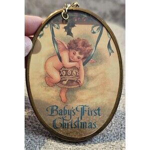 Baby’s First Christmas Ornament Angel Light Sun Catcher